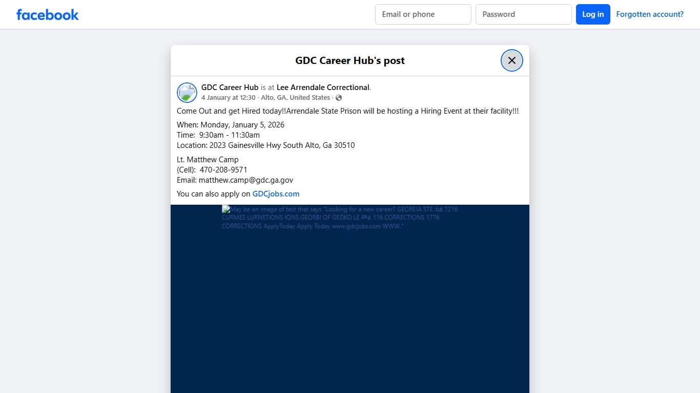 GDC Career Hub - Come Out and get Hired today!!Arrendale... Facebook