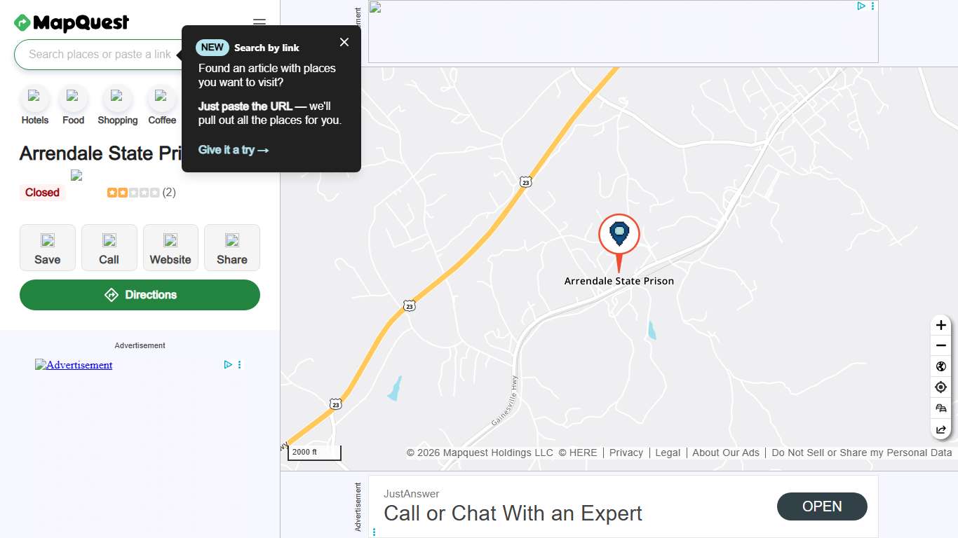 Arrendale State Prison, 2023 Gainesville Hwy, Alto, GA 30510, US - MapQuest
